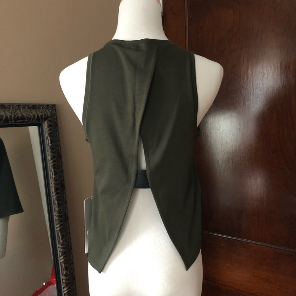 lululemon athletica Olive Green Minimal Tank